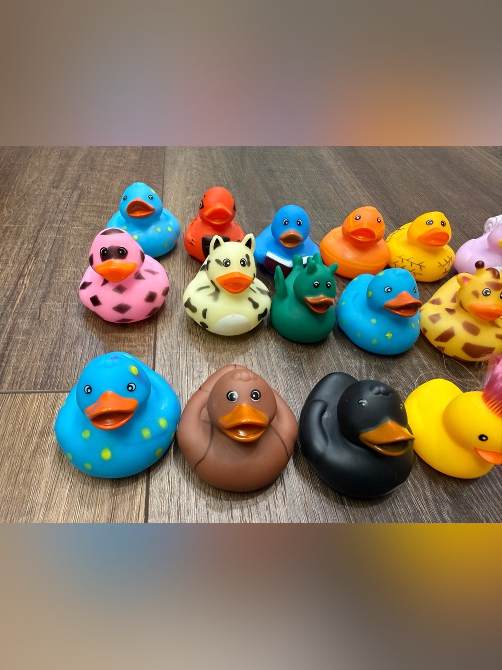 Lot of 21 rubber duckies great for kids jeep cruises random pack - Picture 3 of 6